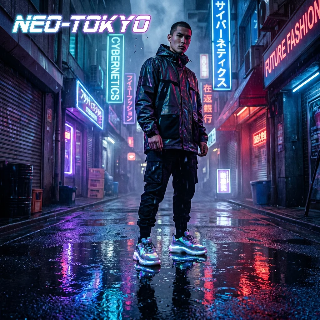 STUDIO WEAR 패션 캠페인 전체 장면 콘셉트 이미지